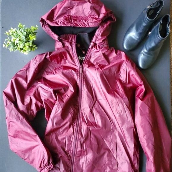 💍Totes Maroon Windbreaker Jacket - Picture 1 of 8